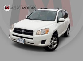 Reliable 2012 Toyota RAV4 with full service history and 4WD capability. Features sunroof, alloy whee.