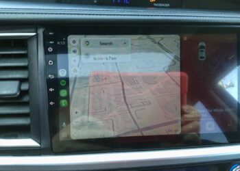 Advanced GPS Navigation System in Highlander.