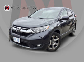 Low KM Honda CR-V with Leather & AWD.