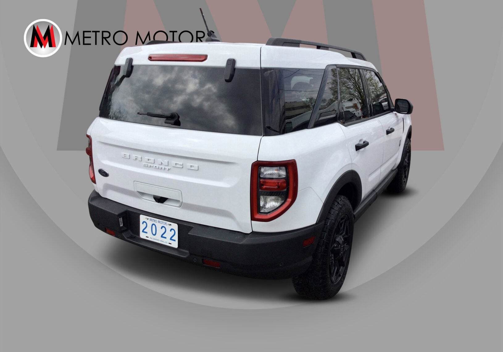 All-wheel drive 2022 Ford Bronco Sport Big Bend with sunroof, heated seats, large infotainment scree.