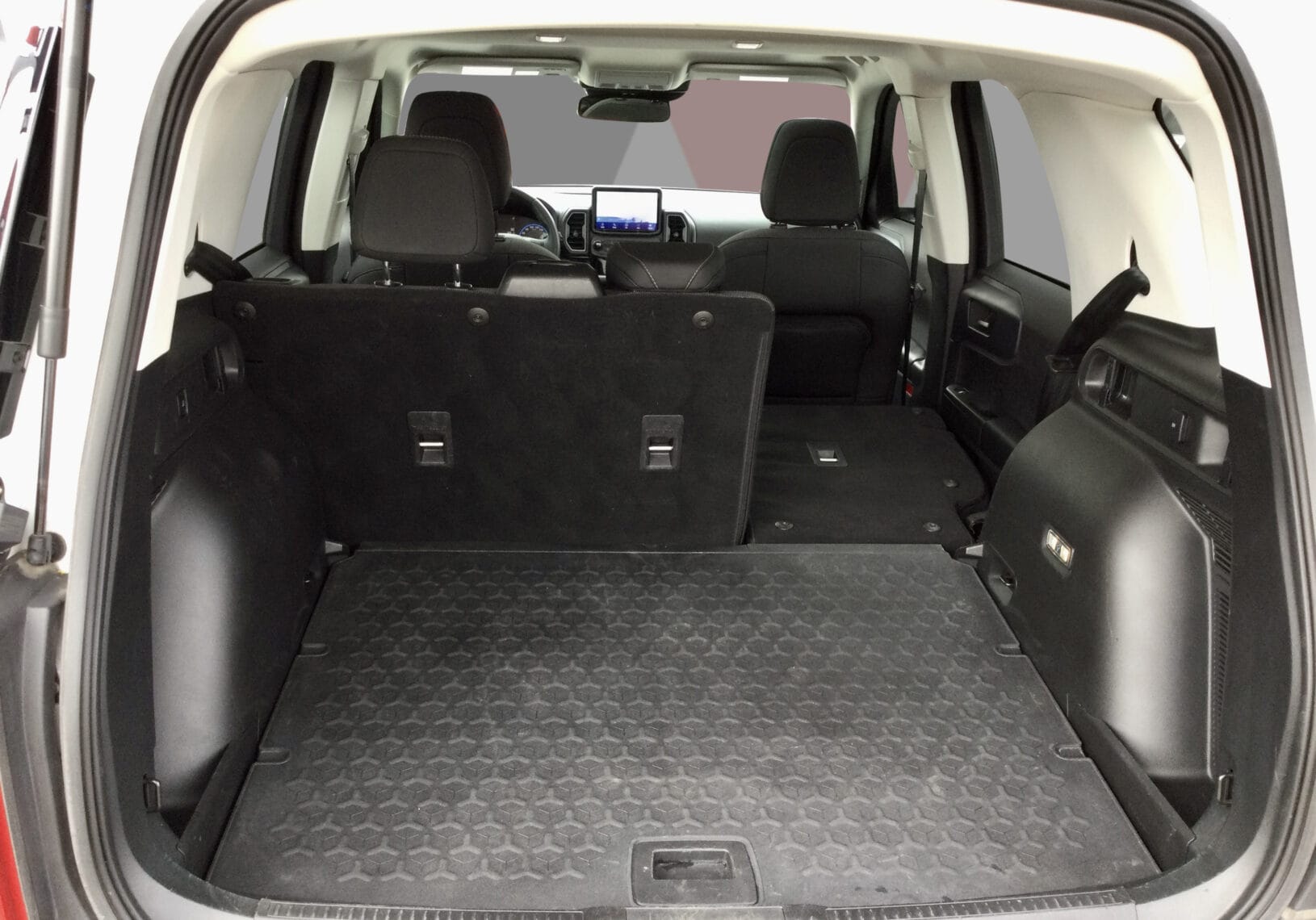 Versatile cargo space in the 2022 Ford Bronco Sport Big Bend with sunroof, 4x4, heated seats, and la.