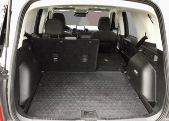 Versatile cargo space in the 2022 Ford Bronco Sport Big Bend with sunroof, 4x4, heated seats, and la.
