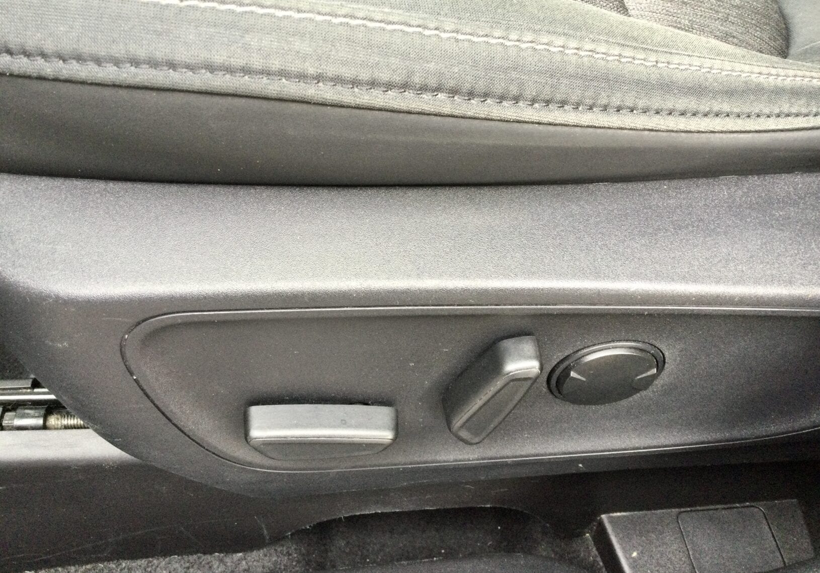 Interior side controls of 2022 Ford Bronco Sport Big Bend model.